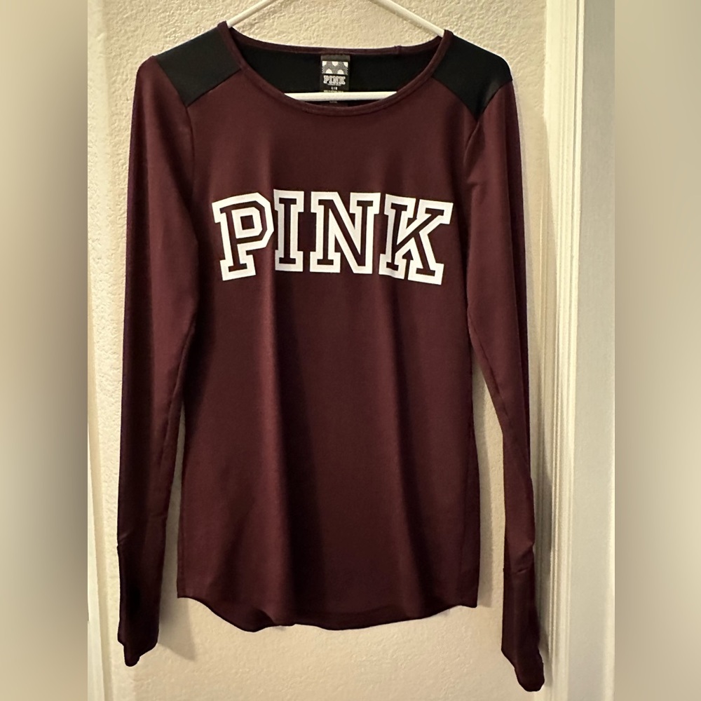 very soft long sleeve pink shirt